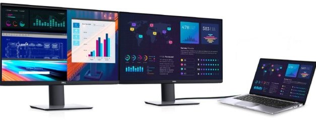 Studie Dell ukázala, jak využití monitorů při práci na notebooku zvyšuje její produktivitu