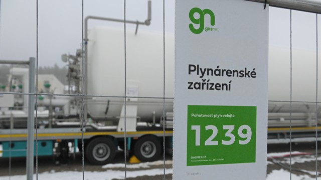 GasNet otevřel čtvrtou LNG stanici, první v jižních Čechách