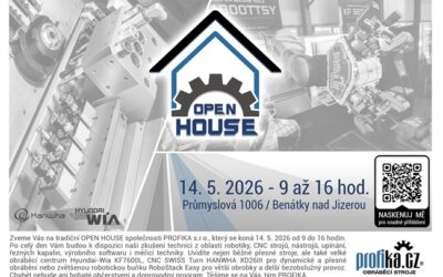 Profika zve na Open House, představí i větší verzi robotické buňky