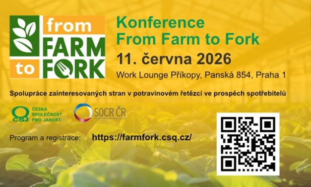 Kvalitu a bezpečnost potravin budou odborníci hodnotit na konferenci From Farm To Fork